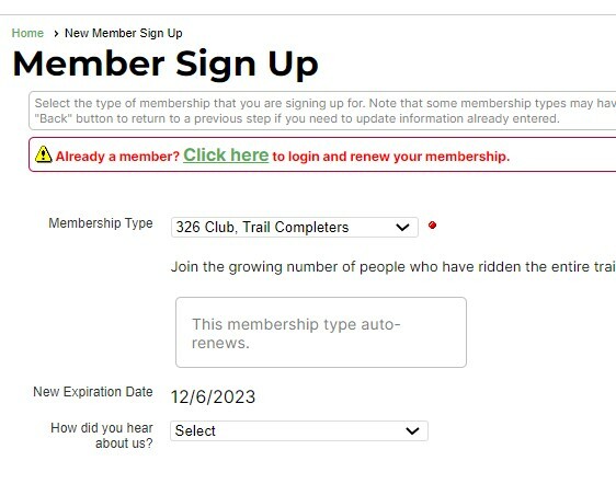 326 Club Signup
