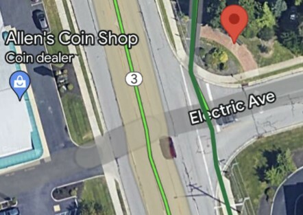 Westerville CROP State and Electric Trail by boulder