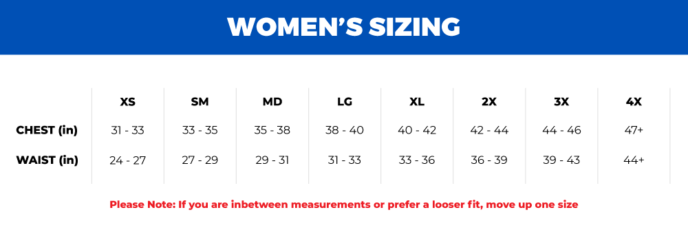 sizing chart 2